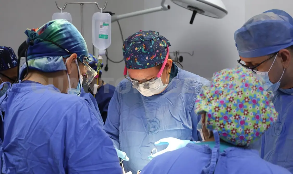 El procedimiento se llevó a cabo en el Hospital de Especialidades Pediátricas de Chiapas. CP