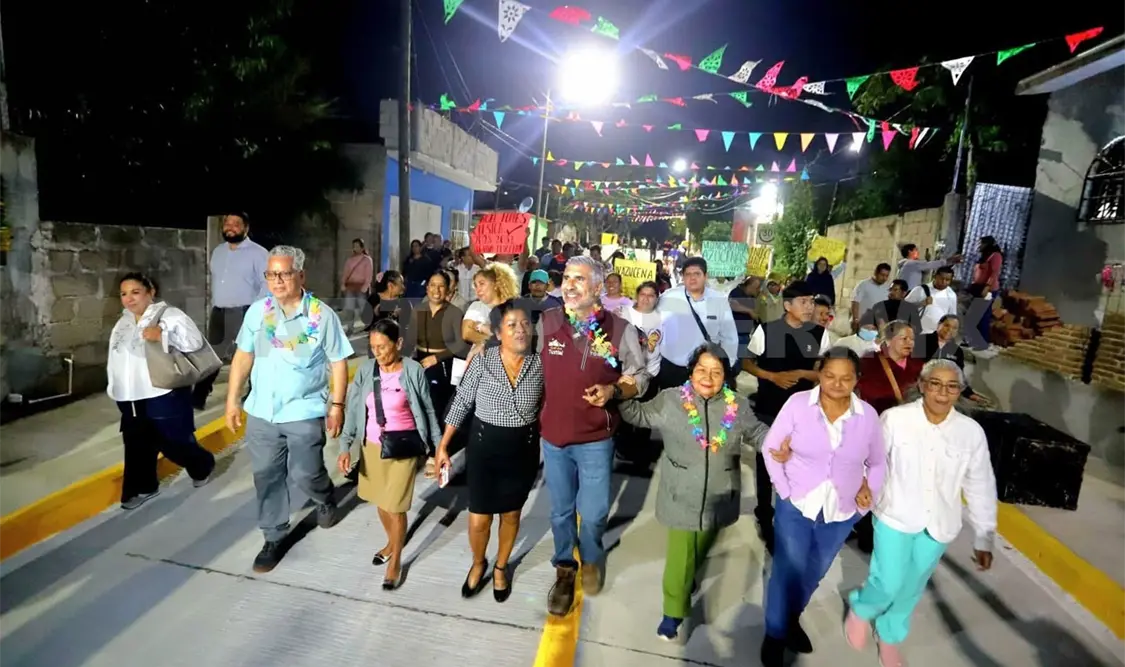 Las familias se benefician de obras que mejoran su calidad de vida. Cortesía