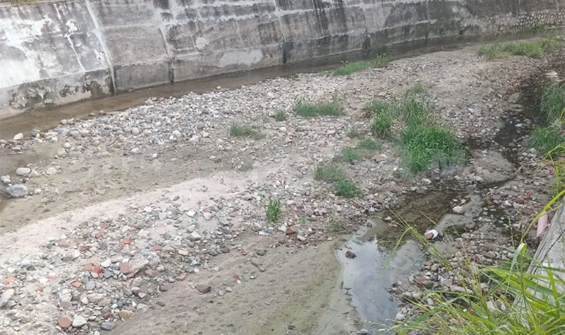 Apenas dejó de llover y los ríos ya se empiezan a secar. Noel Vázquez / CP