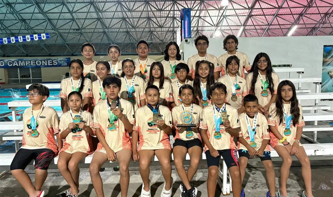 Integrantes del Club Nutrias de Chiapas participaron en el Retto Huatulco 2026 como parte de su proceso de preparación. Cortesía