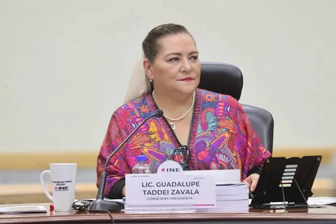 Se va del INE Taddei, luego de la polémica de días pasados. Cortesía