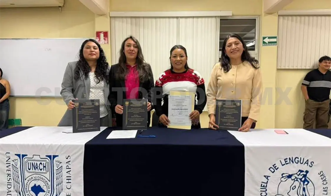 La obra se presentó en la Escuela de Lenguas de la Unach. Cortesía