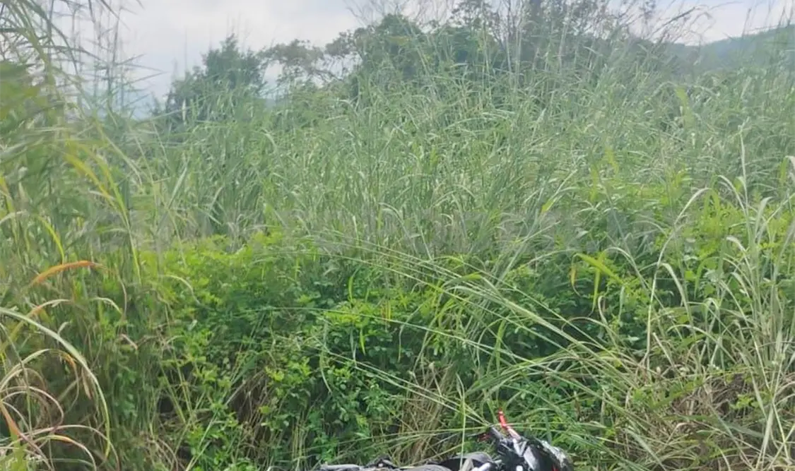 La motocicleta deportiva quedó bastante dañada. Osman Toledo / CP