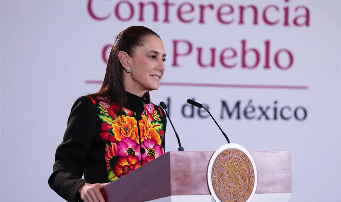 La presidenta anunció diálogo con transportistas y el Gobierno de México. Cortesía