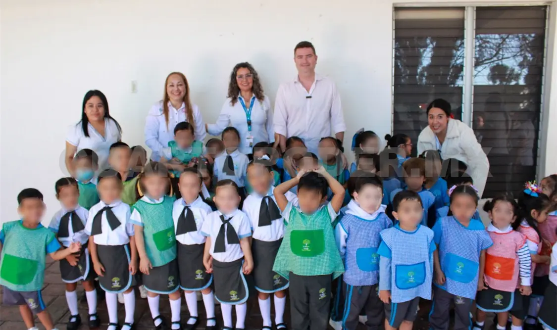 La jornada del programa “Tuxtla Seguro” fue realizada en el preescolar Olinka School. Cortesía