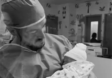 Mariana y Samuel reciben a su bebé Mariana y Samuel reciben a su bebé