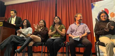 Alumnos trazan la vida, tejen palabras