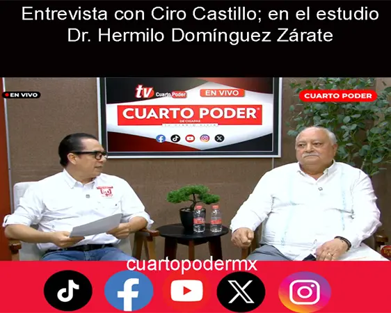 Entrevista con Ciro Castillo; en el estudio Dr. Hermilo Domínguez Zárate