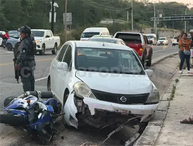 Cuatro lesionados en un accidente múltiple Cuatro lesionados en un accidente múltiple