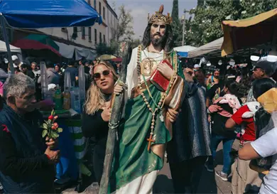 Miles de fieles abarrotan San Hipólito Miles de fieles abarrotan San Hipólito