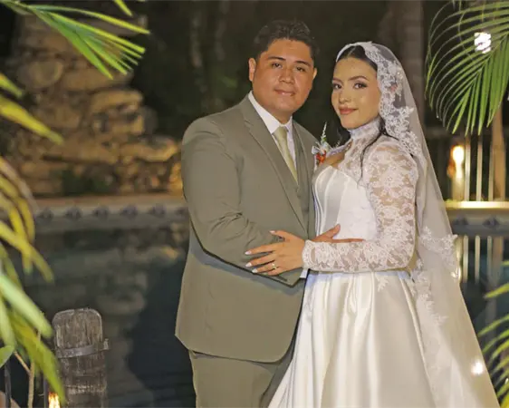 Enlace nupcial de Carlos e Indra
