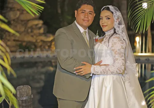 Enlace nupcial de Carlos e Indra
