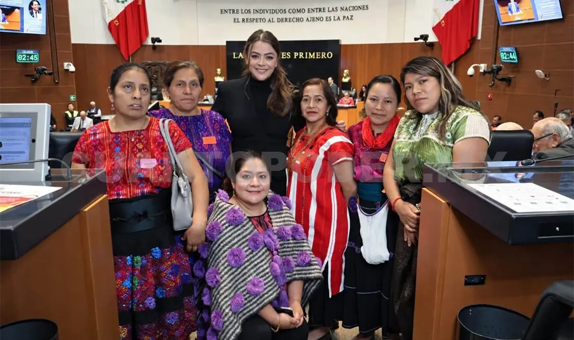 La senadora ha sostenido diversas reuniones por Chiapas. CP