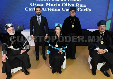 Otorga Unach tres doctorados Honoris Causa