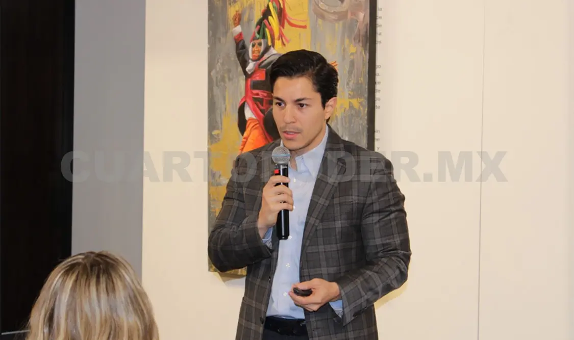 Conrado de la Cruz destacó la cantidad de productos que se generan en Chiapas. Cortesía