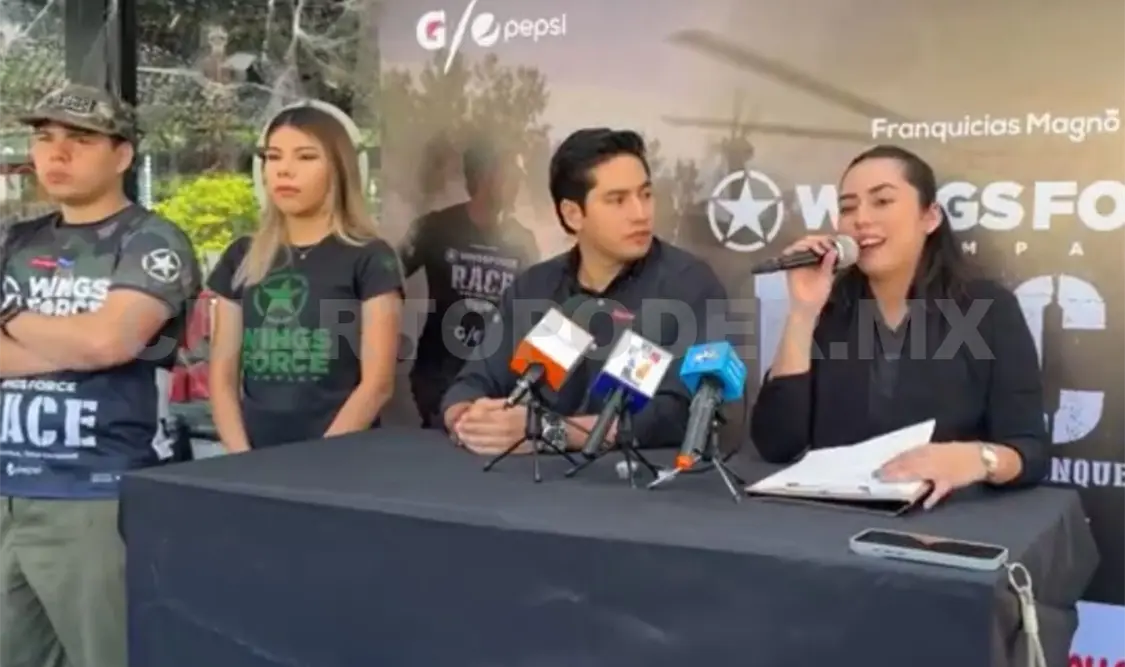 María José Peña y Fidel Álvarez dieron detalles de la segunda edición de la Wings Force Race. Cortesía