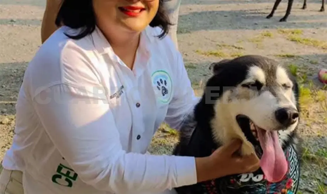 Celeste Coello Armas, promotora de la campaña. CP