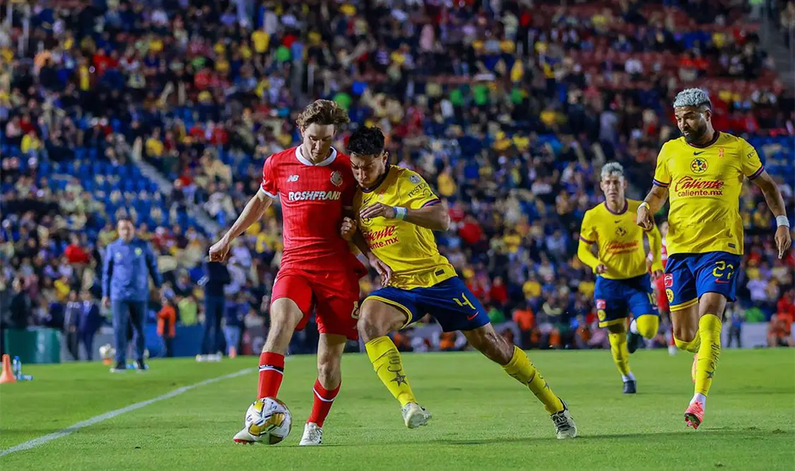 América y Toluca protagonizarán uno de los duelos más esperados de la jornada 15 del Apertura 2026. Cortesía