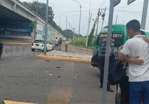 Se pasa la preferencia y provoca un encontronazo